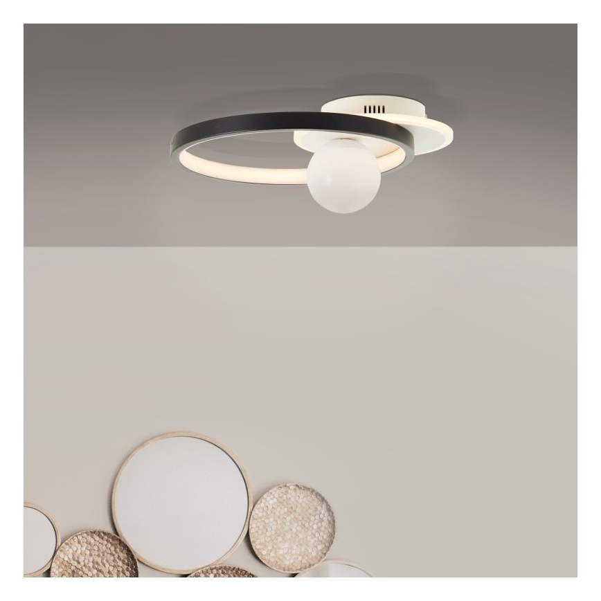 Brilliant - LED loftlampe dæmpbar ATLANTA LED/24W/230V sort/hvid