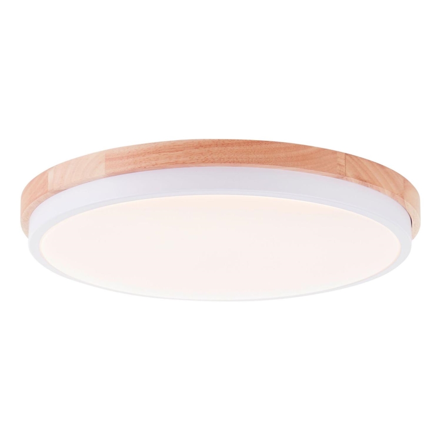 Brilliant - LED loftlampe dæmpbar BAARLO LED/24W/230V diameter 35 cm hvid/gummitræ