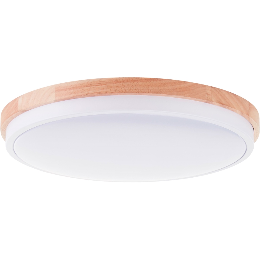 Brilliant - LED loftlampe dæmpbar BAARLO LED/24W/230V diameter 35 cm hvid/gummitræ