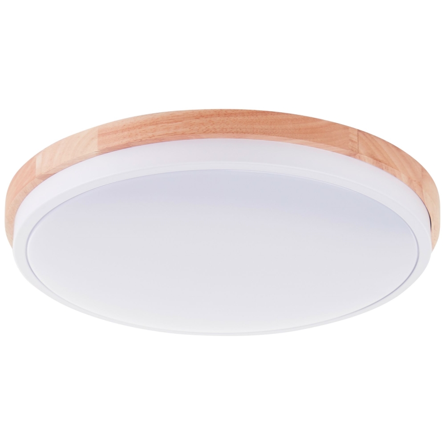 Brilliant - LED loftlampe dæmpbar BAARLO LED/24W/230V diameter 35 cm hvid/gummitræ