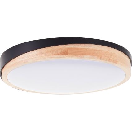 Brilliant - LED loftlampe dæmpbar BAARLO LED/24W/230V diameter 35 cm sort/gummitræ