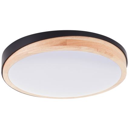 Brilliant - LED loftlampe dæmpbar BAARLO LED/24W/230V diameter 35 cm sort/gummitræ