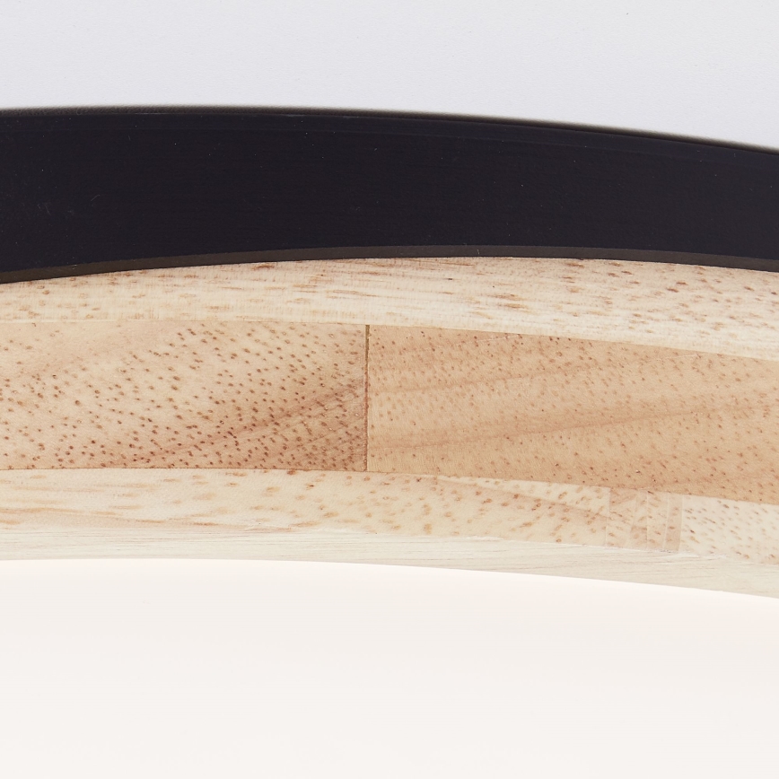 Brilliant - LED loftlampe dæmpbar BAARLO LED/24W/230V diameter 35 cm sort/gummitræ