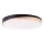 Brilliant - LED loftlampe dæmpbar BAARLO LED/36W/230V 3000-6500K diameter 50 cm sort/gummitræ + fjernbetjening