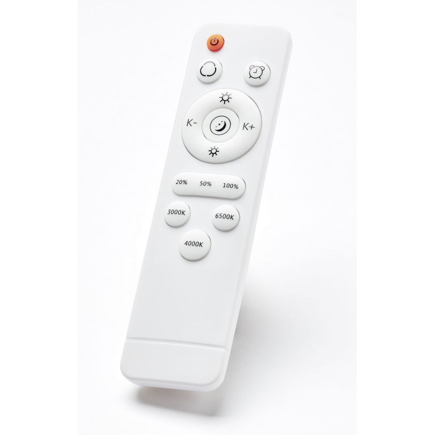 Brilliant - LED loftlampe dæmpbar BAARLO LED/36W/230V 3000-6500K diameter 50 cm hvid/gummitræ + fjernbetjening - FSC certificeret