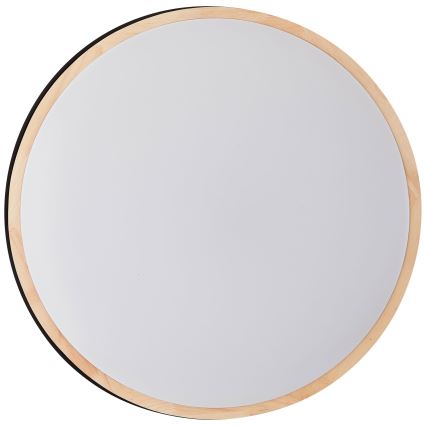 Brilliant - LED loftlampe dæmpbar BAARLO LED/36W/230V 3000-6500K diameter 50 cm sort/gummitræ + fjernbetjening - FSC certificeret