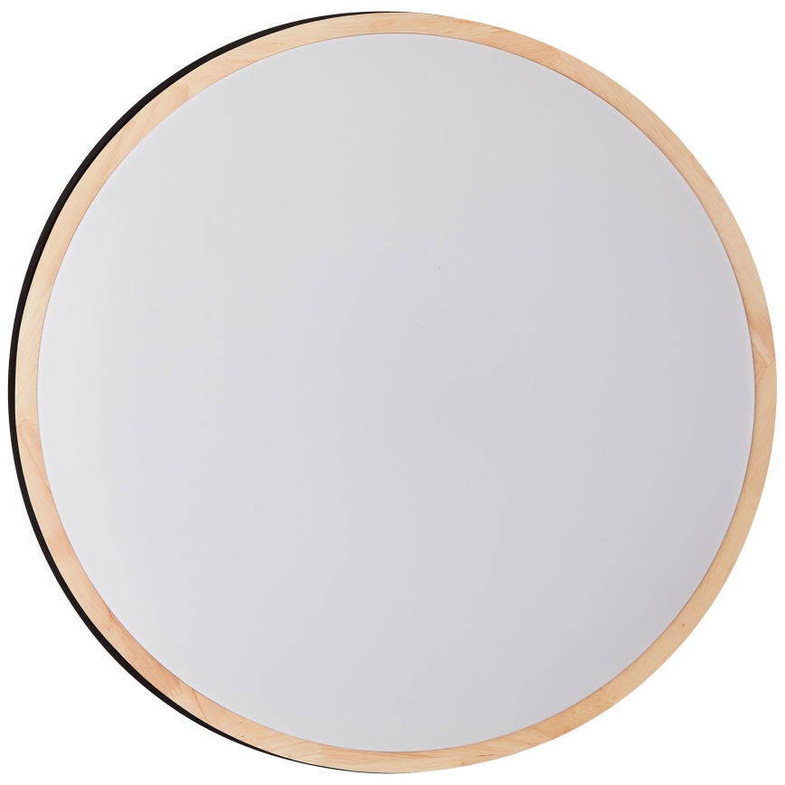 Brilliant - LED loftlampe dæmpbar BAARLO LED/36W/230V 3000-6500K diameter 50 cm sort/gummitræ + fjernbetjening - FSC certificeret