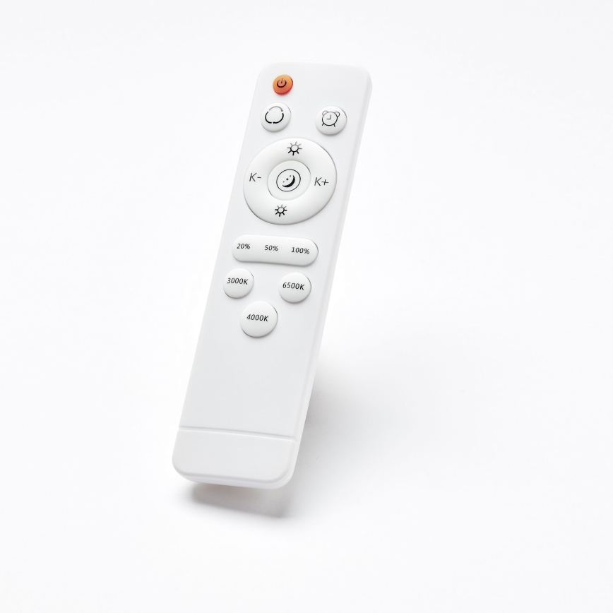 Brilliant - LED loftlampe dæmpbar BAARLO LED/36W/230V 3000-6500K diameter 50 cm sort/gummitræ + fjernbetjening - FSC certificeret