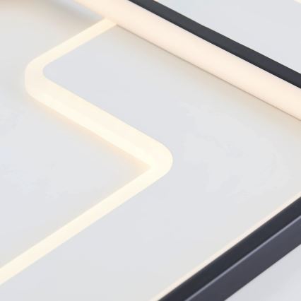 Brilliant - LED loftlampe dæmpbar BARDEN LED/57W/230V 3000-6800K 60x90 cm hvid + fjernbetjening