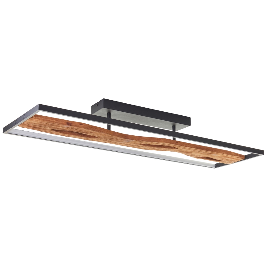 Brilliant - LED loftlampe dæmpbar CHAUMONT LED/48W/230V gummitræ - FSC certificeret