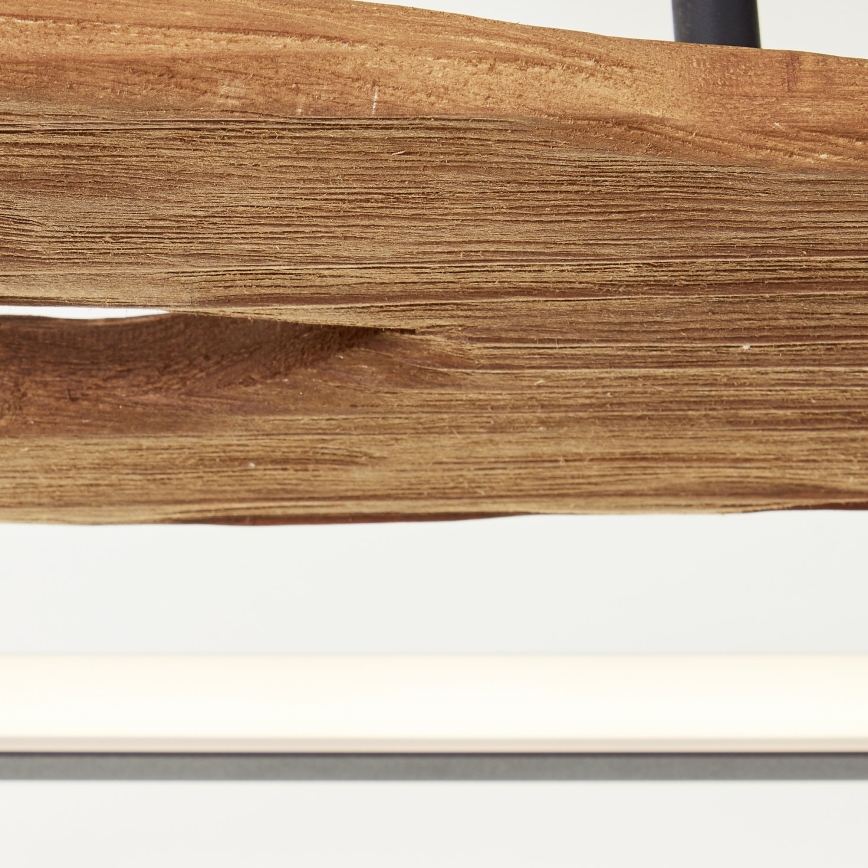 Brilliant - LED loftlampe dæmpbar CHAUMONT LED/48W/230V gummitræ - FSC certificeret