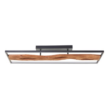 Brilliant - LED loftlampe dæmpbar CHAUMONT LED/48W/230V gummitræ - FSC certificeret