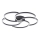 Brilliant - LED loftlampe dæmpbar FICO LED/32W/230V diameter 57 cm sort