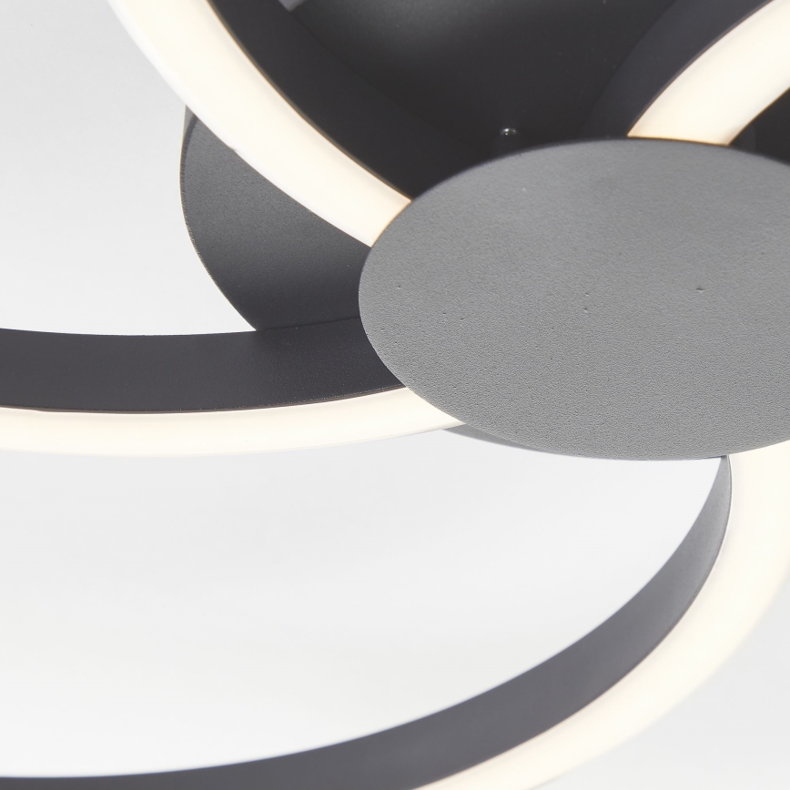 Brilliant - LED loftlampe dæmpbar FICO LED/32W/230V diameter 57 cm sort