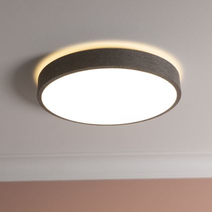 Brilliant - LED loftlampe dæmpbar FILIZ LED/24W/230V diameter 38,5 cm grå
