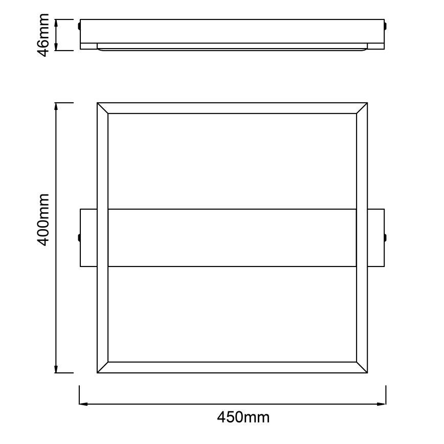 Brilliant - LED loftlampe dæmpbar LONEOS LED/24W/230V 3000K 45x40 cm