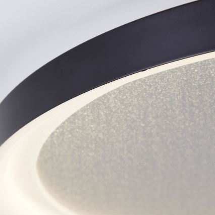Brilliant - LED loftlampe dæmpbar QUITO LED/30W/230V 3000K diameter 42 cm sort