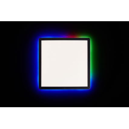Brilliant - LED loftlampe m. RGBW-farver dæmpbar SALTERY LED/20W/230V 3000-6500 + fjernbetjening