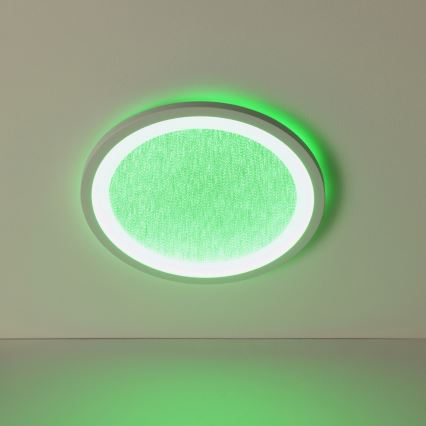 Brilliant - LED loftlampe m. RGBW-farver dæmpbar TANIDA LED/22W/230V 3000-6500K+ fjernbetjening