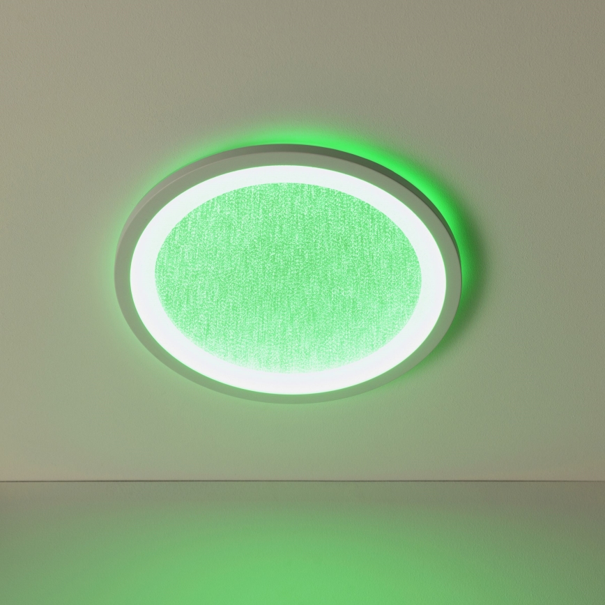 Brilliant - LED loftlampe m. RGBW-farver dæmpbar TANIDA LED/22W/230V 3000-6500K+ fjernbetjening