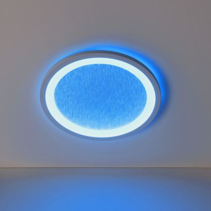 Brilliant - LED loftlampe m. RGBW-farver dæmpbar TANIDA LED/22W/230V 3000-6500K+ fjernbetjening