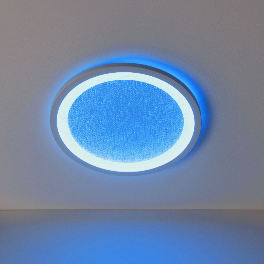 Brilliant - LED loftlampe m. RGBW-farver dæmpbar TANIDA LED/22W/230V 3000-6500K+ fjernbetjening