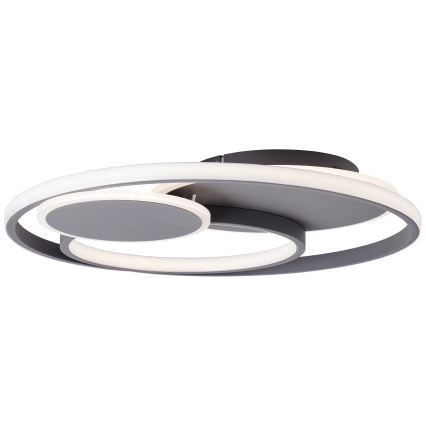 Brilliant - LED loftlampe dæmpbar RUNDA LED/50W/230V 3000-6500K sort + fjernbetjening