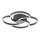 Brilliant - LED loftlampe FICO LED/22W/230V diameter 34 cm sort