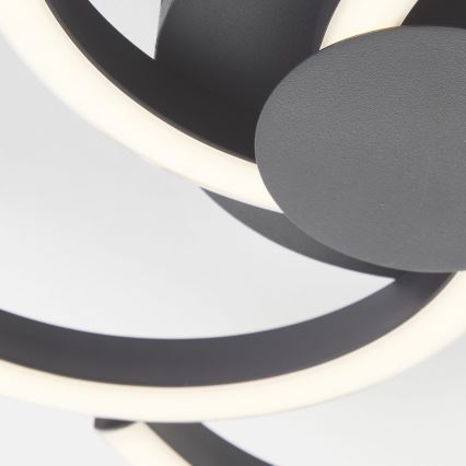 Brilliant - LED loftlampe FICO LED/22W/230V diameter 34 cm sort