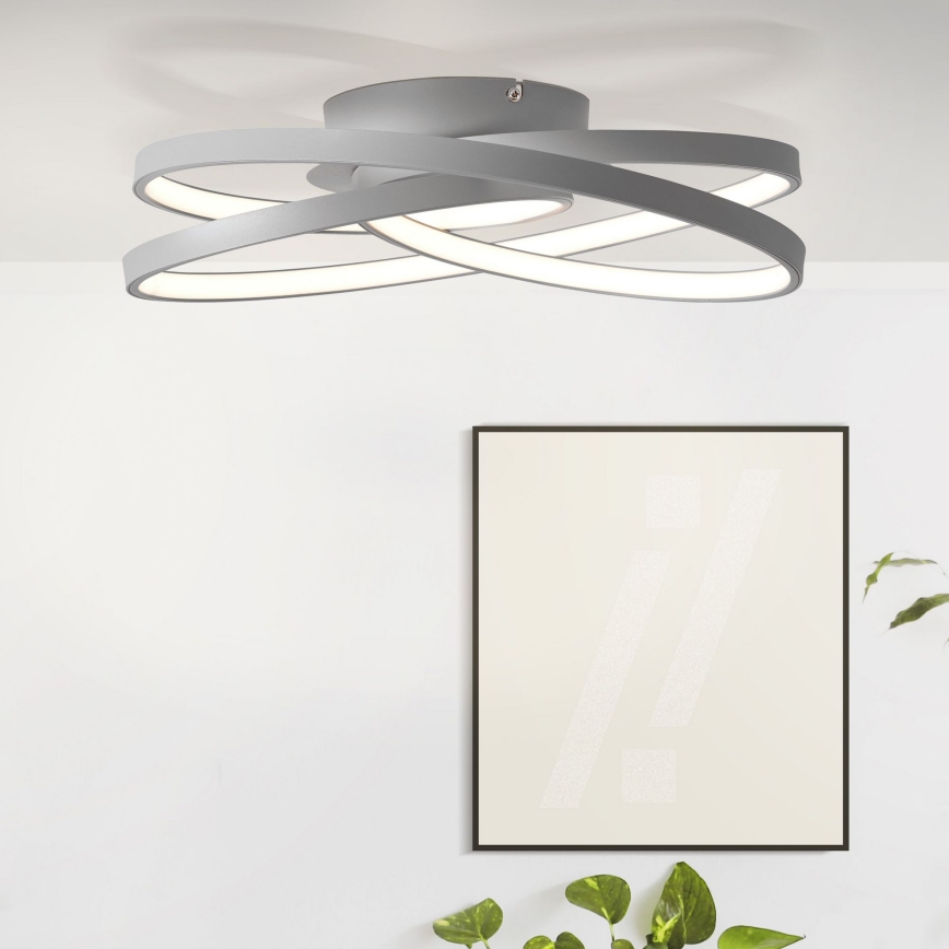 Brilliant - LED loftlampe LABYRINTH LED/40W/230V diameter 39,5 cm grå