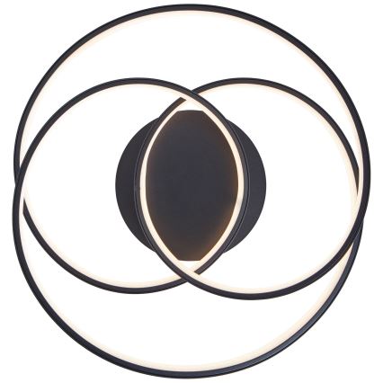 Brilliant - LED loftlampe LABYRINTH LED/40W/230V diameter 39,5 cm sort