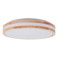 Brilliant - LED-loftlampe LASKOS LED/22W/230V Ø 38 cm gummitræ