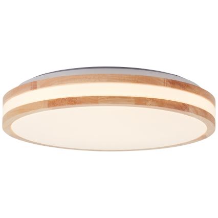 Brilliant - LED-loftlampe LASKOS LED/22W/230V Ø 38 cm gummitræ