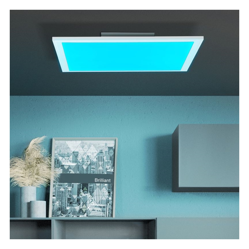 Brilliant - LED loftlampe m. RGBW-farver dæmpbar ABIE LED/24W/230V 2700-6500K + fjernbetjening