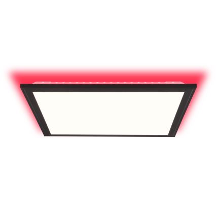 Brilliant - LED loftlampe m. RGBW-farver dæmpbar ALLIE LED/24W/230V 2700-6500K sort + fjernbetjening