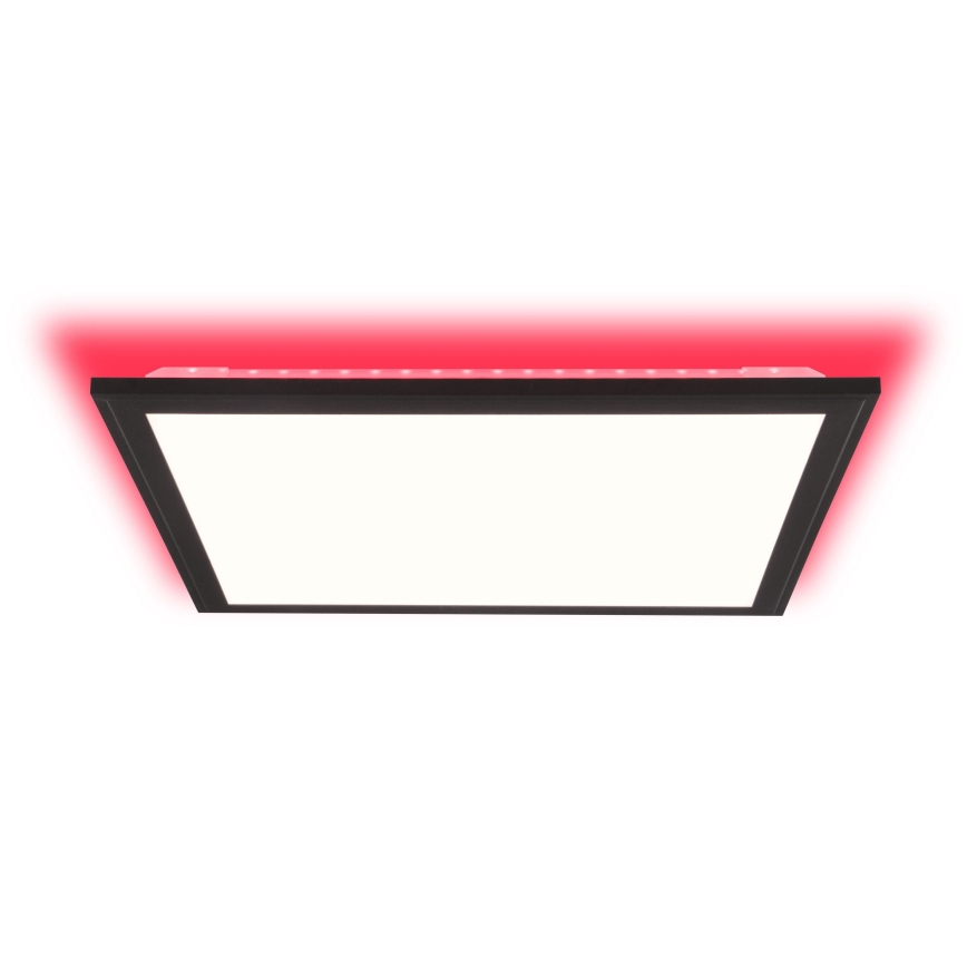 Brilliant - LED loftlampe m. RGBW-farver dæmpbar ALLIE LED/24W/230V 2700-6500K sort + fjernbetjening