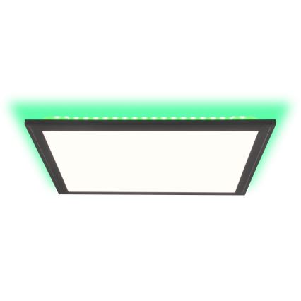 Brilliant - LED loftlampe m. RGBW-farver dæmpbar ALLIE LED/24W/230V 2700-6500K sort + fjernbetjening
