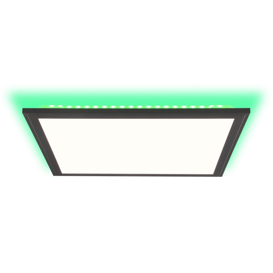 Brilliant - LED loftlampe m. RGBW-farver dæmpbar ALLIE LED/24W/230V 2700-6500K sort + fjernbetjening