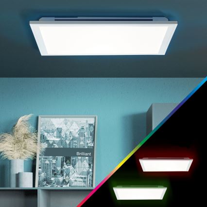 Brilliant - LED loftlampe m. RGBW-farver dæmpbar ALLIE LED/24W/230V 2700-6500K + fjernbetjening