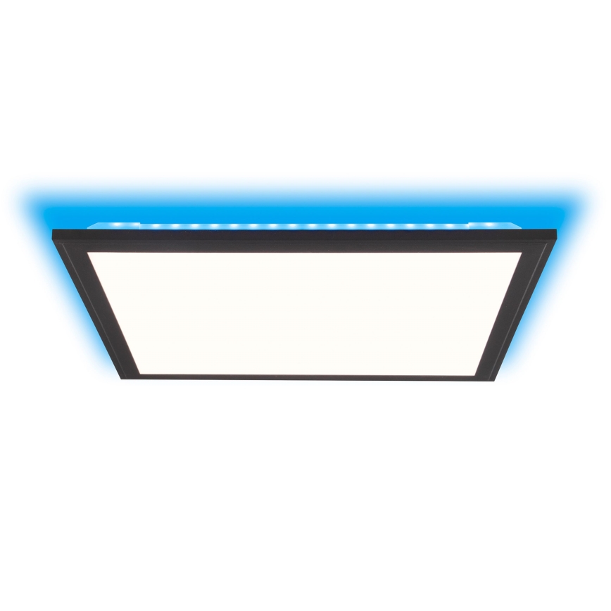 Brilliant - LED loftlampe m. RGBW-farver dæmpbar ALLIE LED/24W/230V 2700-6500K sort + fjernbetjening