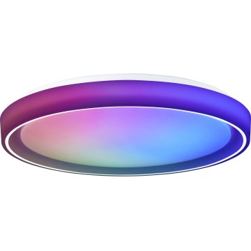 Brilliant - LED loftlampe m. RGBW-farver dæmpbar FLOCO LED/34W/230V 3000-6500K diameter 49,5 cm hvid + fjernbetjening