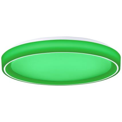 Brilliant - LED loftlampe m. RGBW-farver dæmpbar FLOCO LED/34W/230V 3000-6500K diameter 49,5 cm hvid + fjernbetjening