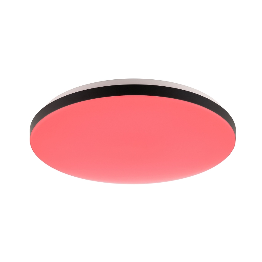 Brilliant - LED loftlampe m. RGBW-farver dæmpbar LIVIO LED/20W/230V 3000-6500K diameter 49 cm sort + fjernbetjening