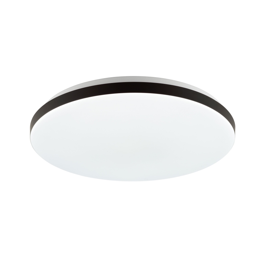 Brilliant - LED loftlampe m. RGBW-farver dæmpbar LIVIO LED/20W/230V 3000-6500K diameter 49 cm sort + fjernbetjening