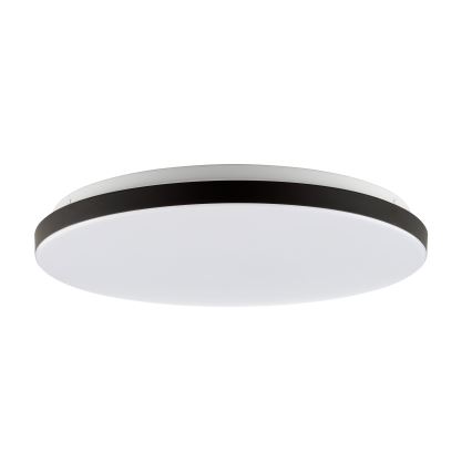 Brilliant - LED loftlampe m. RGBW-farver dæmpbar LIVIO LED/20W/230V 3000-6500K diameter 49 cm sort + fjernbetjening