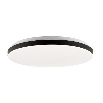 Brilliant - LED loftlampe m. RGBW-farver dæmpbar LIVIO LED/20W/230V 3000-6500K diameter 49 cm sort + fjernbetjening