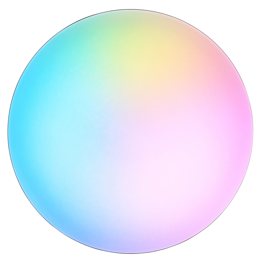 Brilliant - LED loftlampe m. RGBW-farver dæmpbar LIVIO LED/20W/230V 3000-6500K diameter 49 cm sort + fjernbetjening