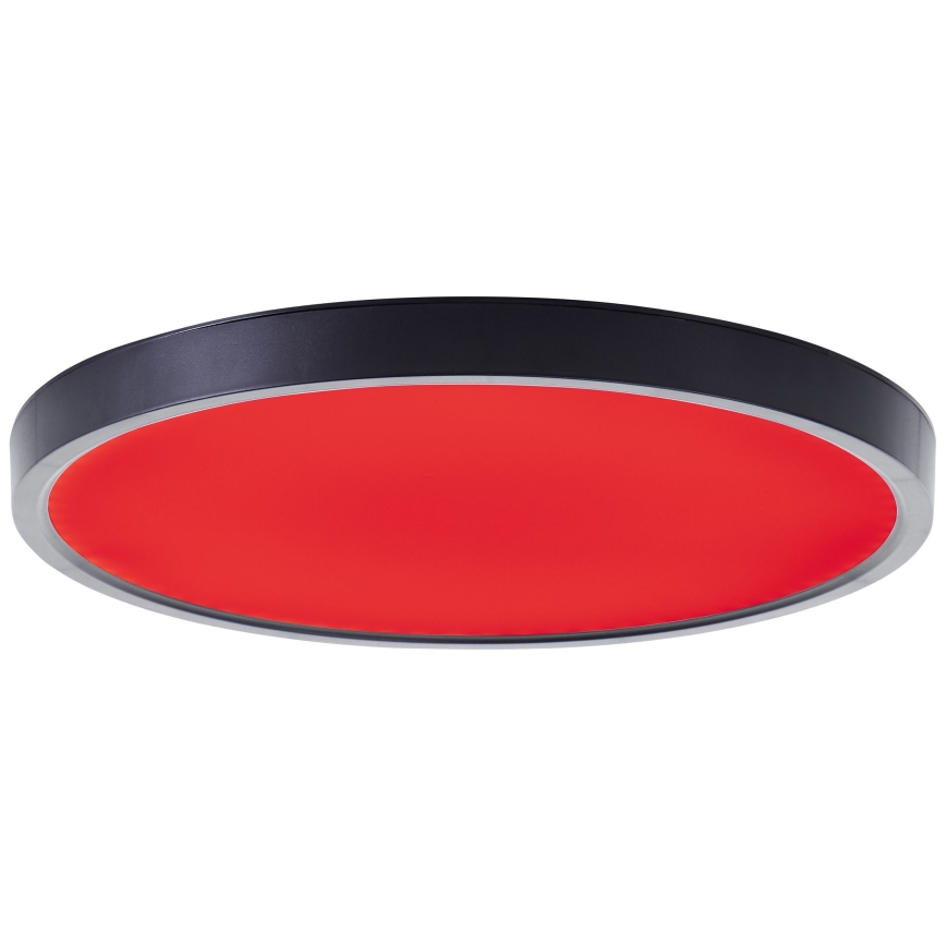 Brilliant - LED loftlampe m. RGBW-farver dæmpbar LOTTI LED/16W/230V 3000K diameter 30 cm sort Wi-Fi Tuya + fjernbetjening