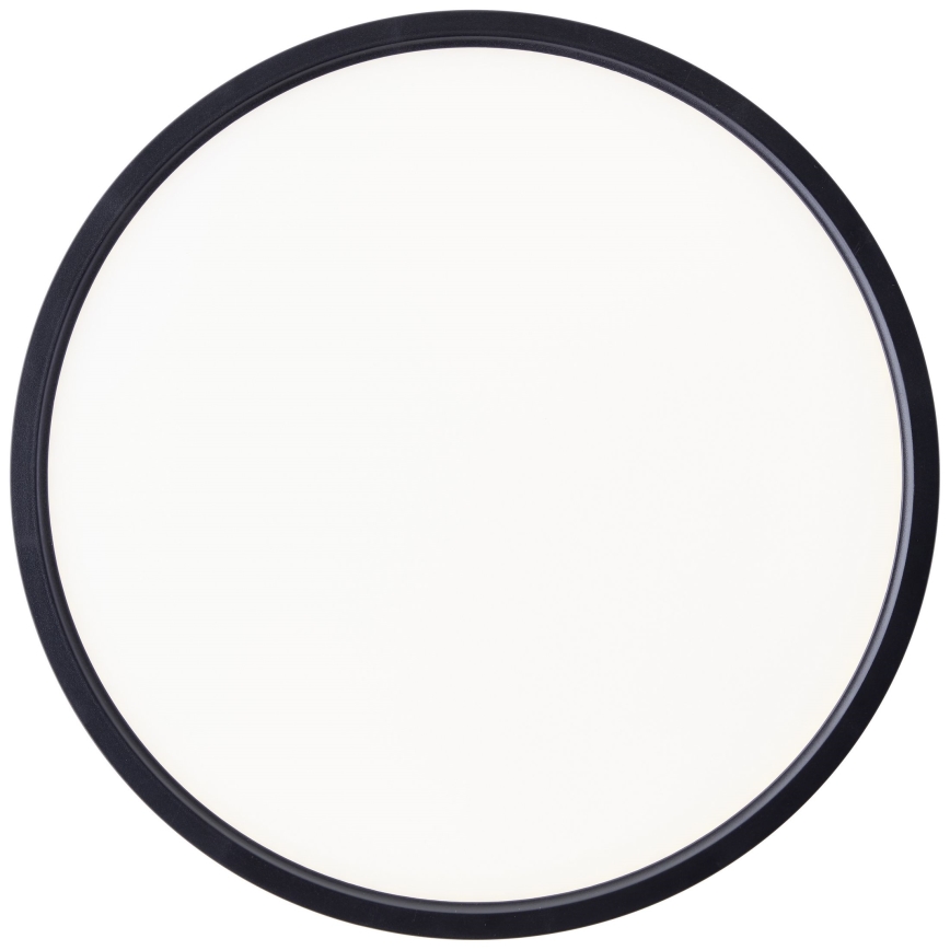 Brilliant - LED loftlampe m. RGBW-farver dæmpbar LOTTI LED/16W/230V 3000K diameter 30 cm sort Wi-Fi Tuya + fjernbetjening