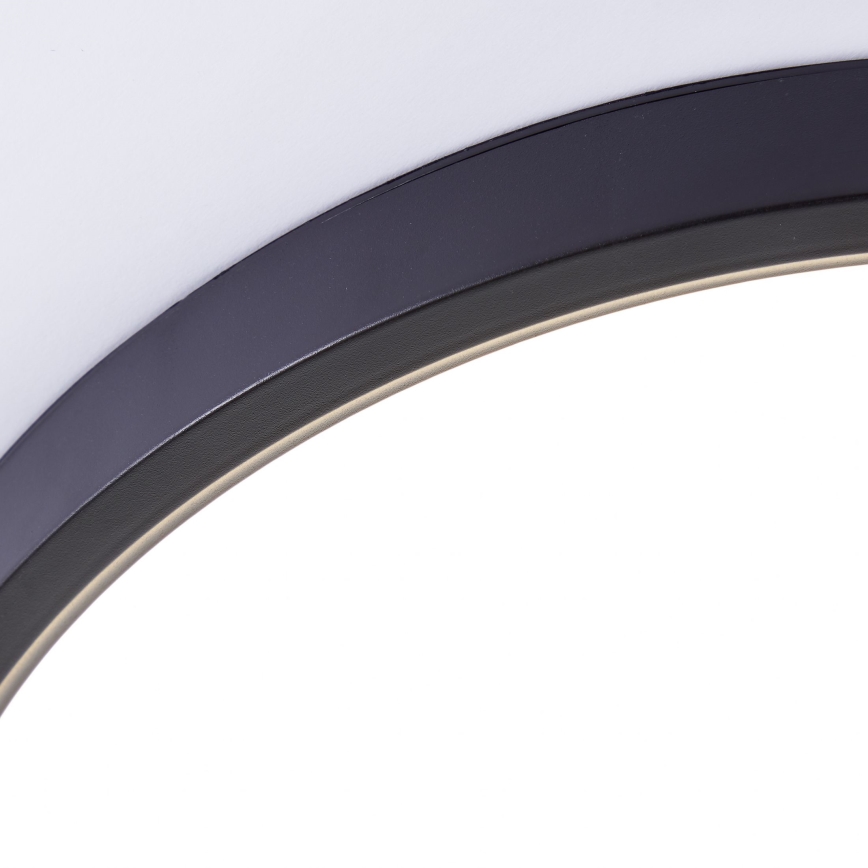 Brilliant - LED loftlampe m. RGBW-farver dæmpbar LOTTI LED/16W/230V 3000K diameter 30 cm sort Wi-Fi Tuya + fjernbetjening